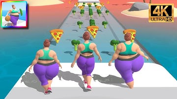 Fat 2 Fit / Body Run 4K All Levels Gameplay Walkthrough Android, iOS Max Level Update Free Mobile
