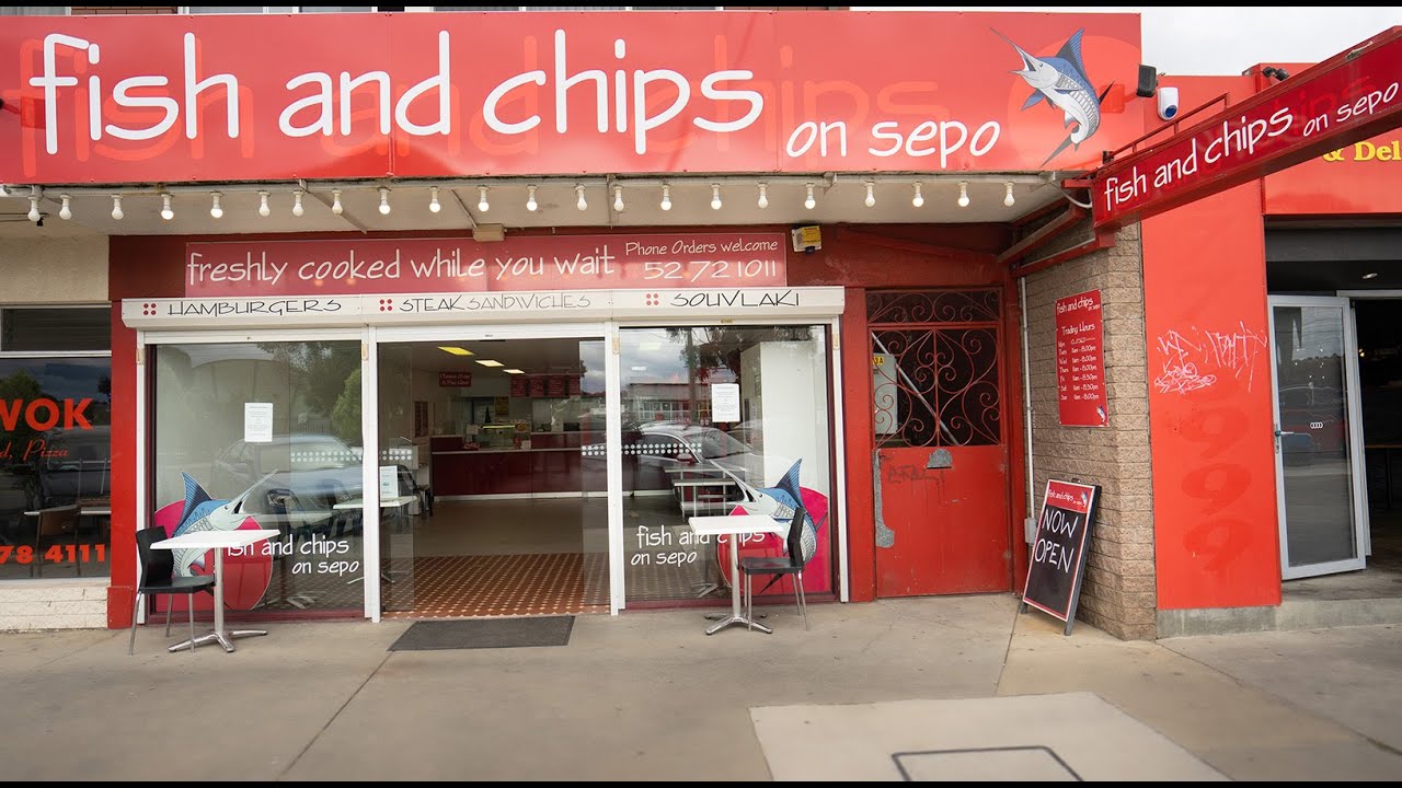 Fish and Chips on Sepo Video Business Card Best Fish and Chips in