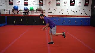 Broad Jump 1 Leg to 2 Legs exercise demonstration by Dr. Brian Fischer