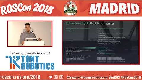 【ROSCon2018】ROS 2 on Autonomous Driving Vehicles