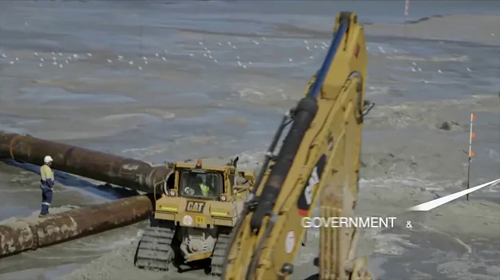 Brisbane's new parallel runway - Aerial footage