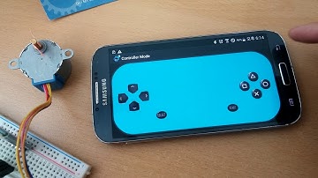 Arduino Uno 로 HC-06 블루투스 모듈과 ULN2003 드라이버 28BYJ-48 스테핑모터를 사용해서 블투투스로 스텝모터 제어해 보기_360도 정회전&역회전