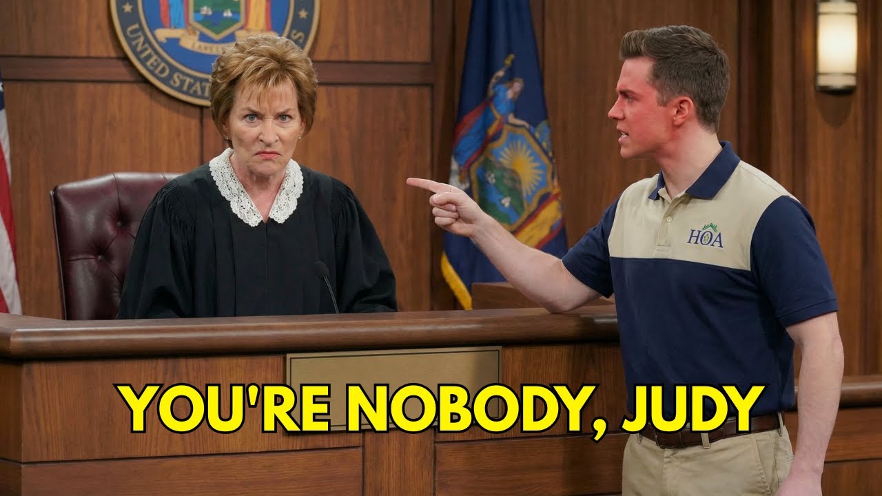 HOA President Told Judge Judy "You're Nobody" — Her Response SHOCKED The Entire Courtroom