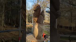 Guess what the squirrel is sitting on !! 😀
