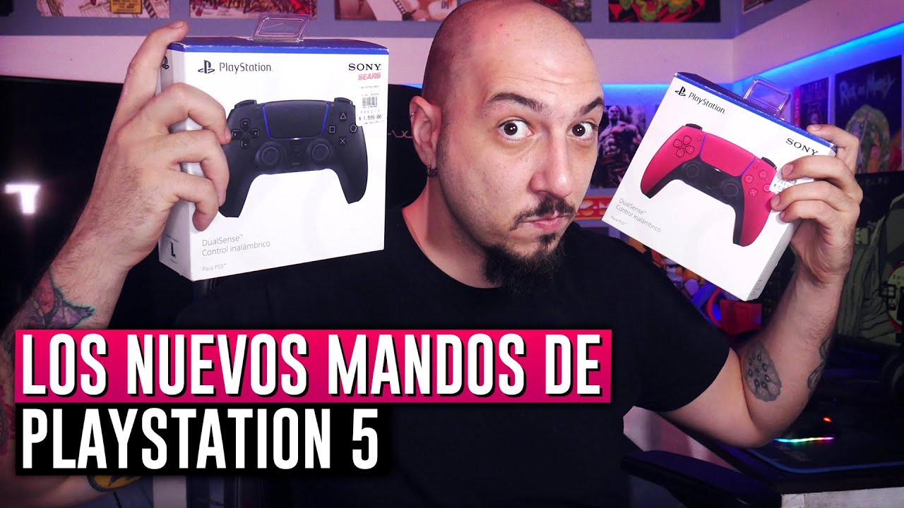 Los NUEVOS MANDOS de PLAYSTATION 5 🔥 PS5 DUALSENSE Rojo y Negro