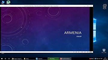 How to run PowerPoint in a resizable window and Not Full Screen