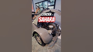 Deze auto heeft 2 motoren‼️1961 Citroën 2CV Sahara | Tampa Bay Auto Museum #klassieke auto
