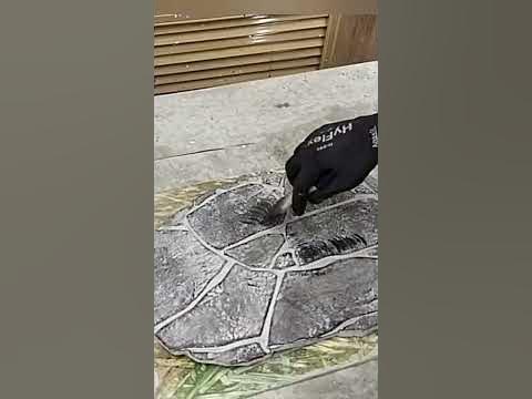 Декор камень легко и быстро - YouTube