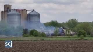 WATCH NOW: Area responders help at Sibley train derailment