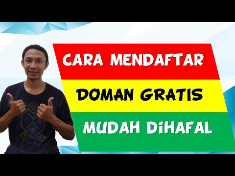 Video: Cara Mendaftarkan Domain Di . Zone