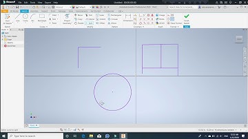 Autodesk Inventor 2D and 3D Trim,Extend,Move basic works knowledge 2020 Tutorial