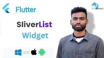 Flutter SliverList Widget Abdul Motaleb|Learn With Motaleb|Flutter Widget|#sliverlist