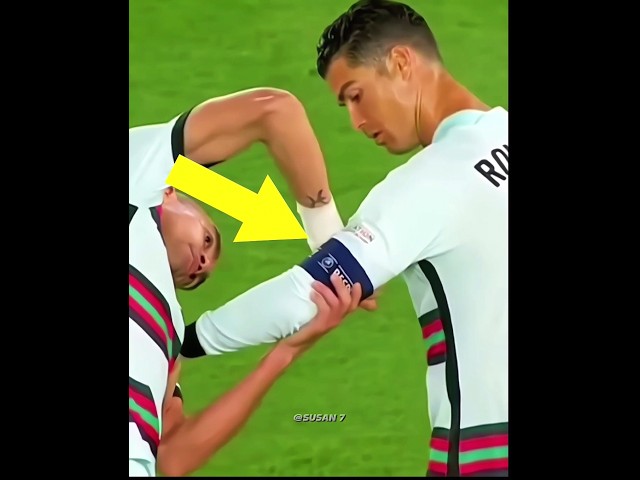 Ronaldo and Pepe Bond 😍 class=