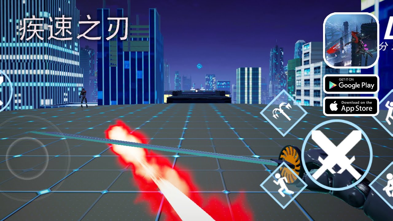 FAST BLADE Gameplay (Android, iOS) - Like Ghost Runner