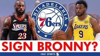 76ers Rumors On Bronny James After Signing LeBron + Shams Charania REVEALS Sixers New Plans