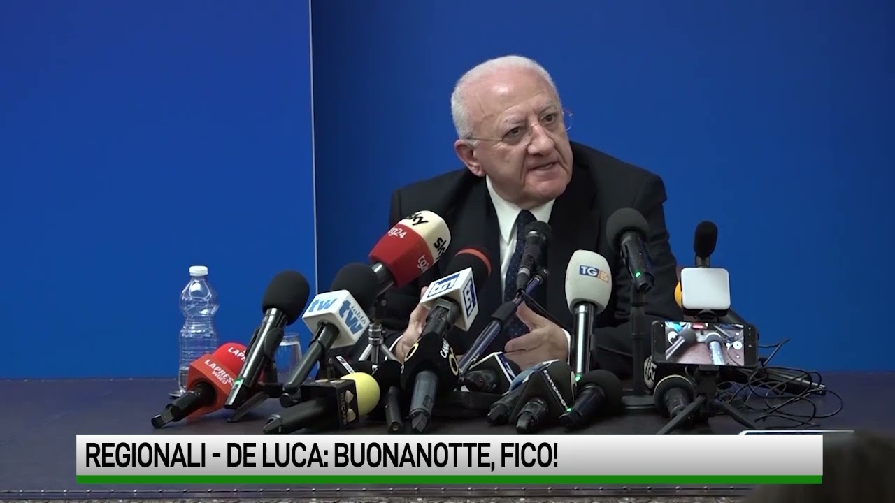 De Luca: Buonanotte Fico!