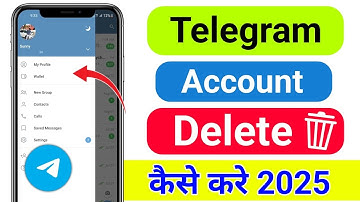 Telegram account kaise delete kare l Telegram id kaise delete kare l How to delete telegram account