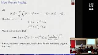 Chap 3: Discretization of integral eq., 1-D gravity surveying, singular value decomposition - 3