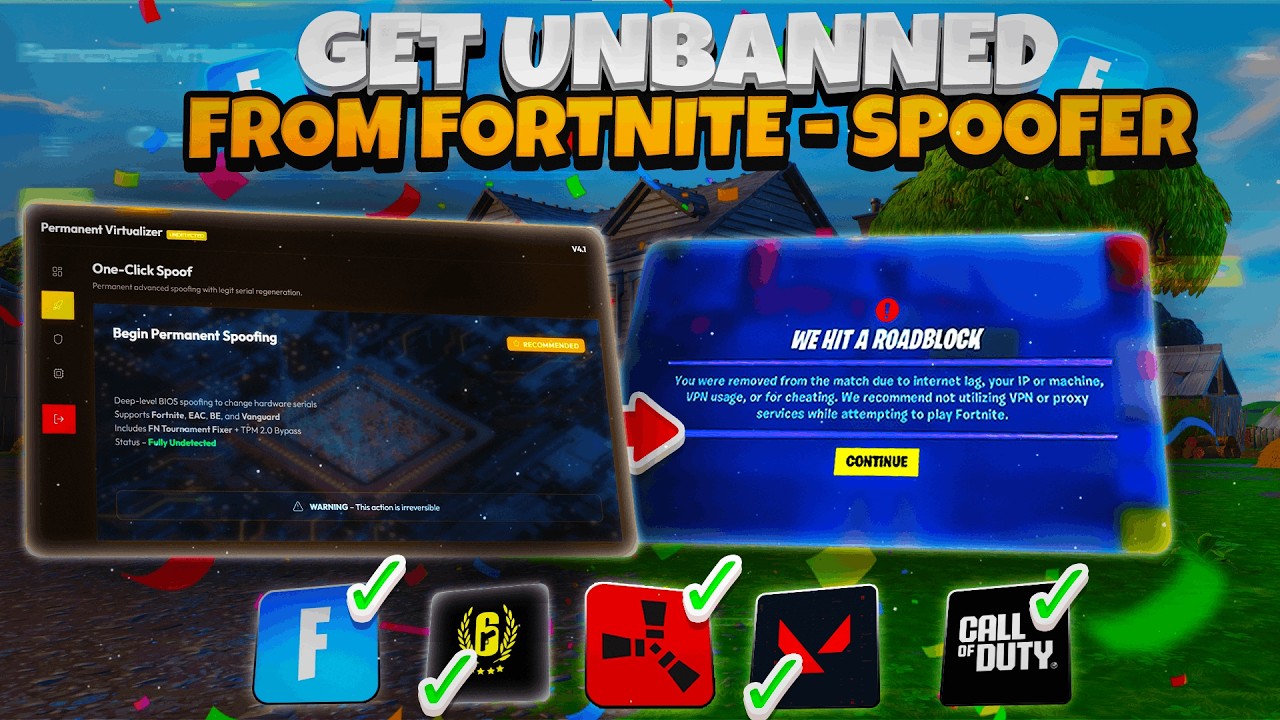 This Permanent HWID Spoofer Got Me Unbanned in Fortnite (2026)