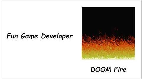 How to make the fire effect of the game DOOM in Java