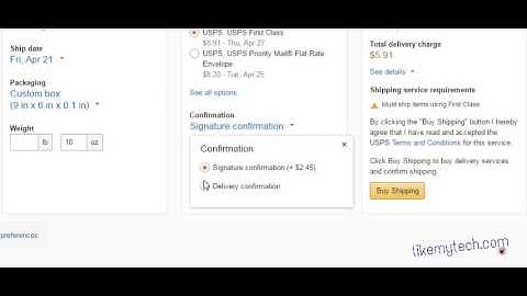 Is Amazon Marketplace Forcing Seller To Buy Signature Confirmation With The Buy Shipping Option