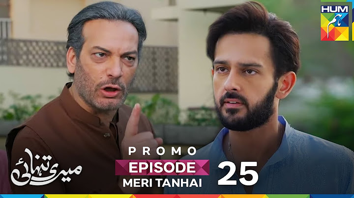 Meri Tanhai - Ep 25  Promo - 30 June 25 - Sponsors Tresemme & Ponds  - Azaan & Kubra Khan