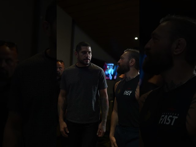 Conor McGregor and Alex Pereira meet #ufc329
