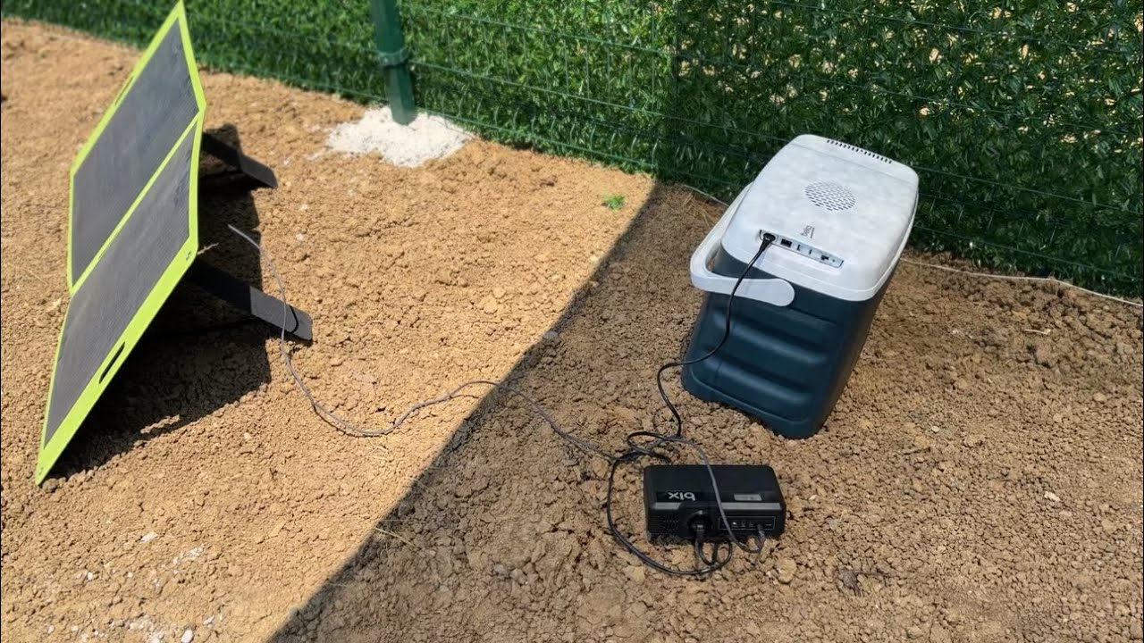 Kamp Seti-Buzdolabı, Güneş Paneli ve Güç İstasyonu