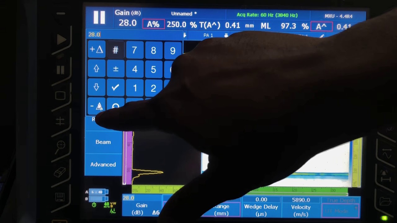 Dead element check of PAUT probe