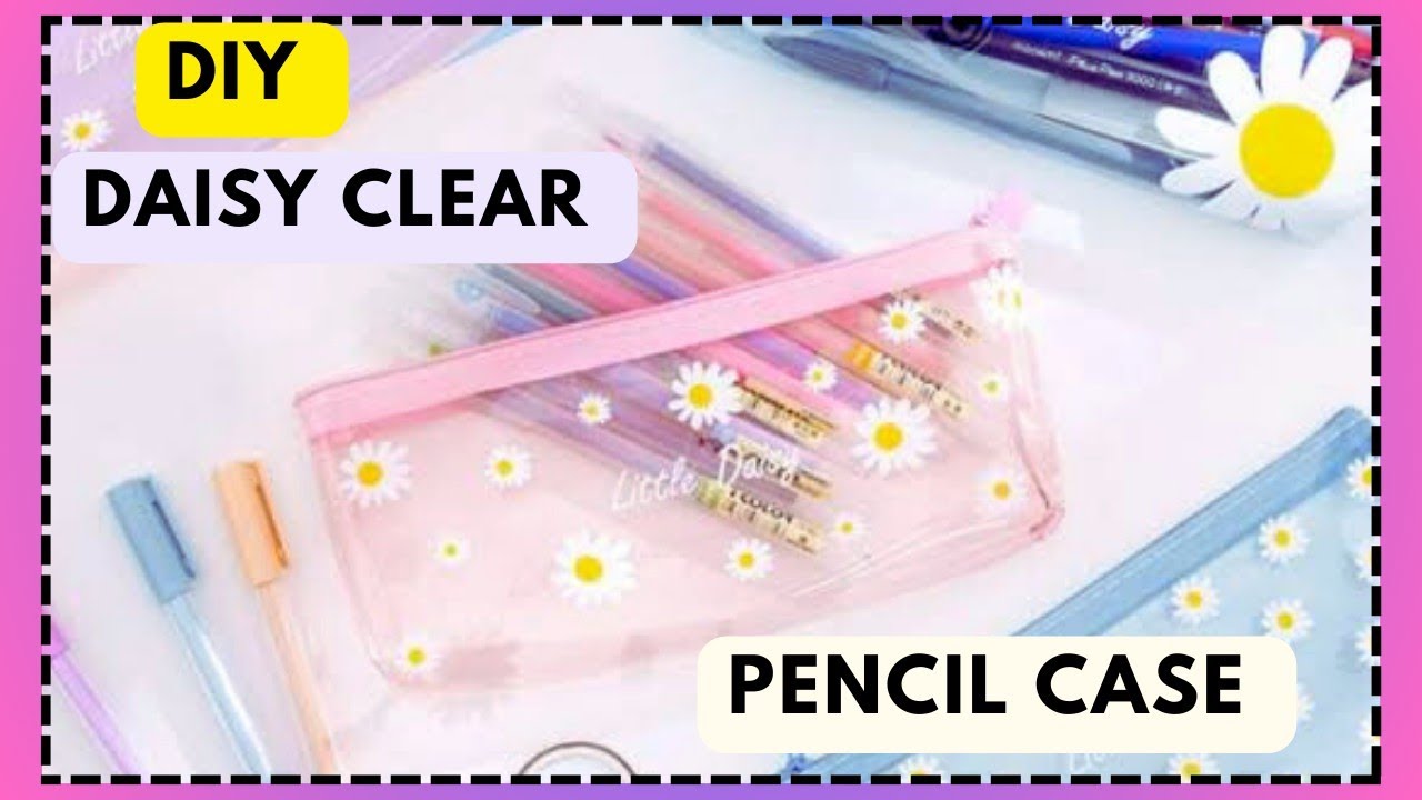 How To Make Kawaii Homemade Clear Pencil Case Without HotGlue Zipper how-to-make-kawaii-homemade-clear-pencil-case-without-hotglue-zipper