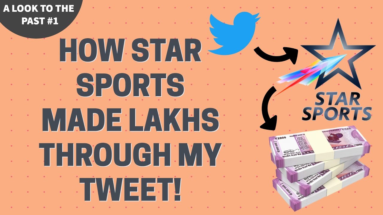 How Star Sports made lakhs from my tweet! Dennel TV