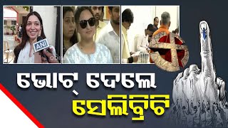 Lok Sabha Elections | Sara Ali Khan with mother Amrita Singh cast vote in Mumbai