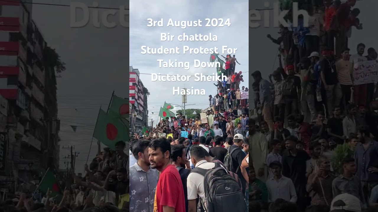 Bangladesh Student protest for the takedown of sheikh hasina’s regime. 