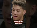 Patrick Mahomes is a sicko for eating ketchup sandwiches @PardonMyTakePodcast
