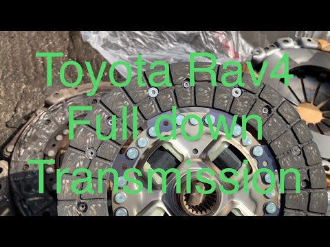 Toyota Rav4 clutch components replace