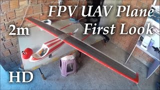FPV RC UAV Plane First Review. (TR)