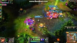 league of legends Teemo Quadra kill