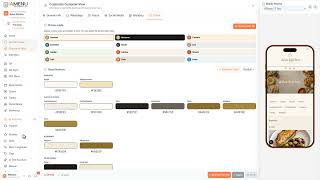 Set up everything your guests see — Customize Customer View | IAMenu