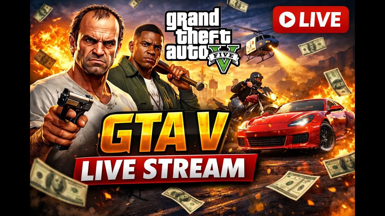 🔴GTA 5 LIVE Full Chaos in Los Santos Explosions Cops Madness # ...