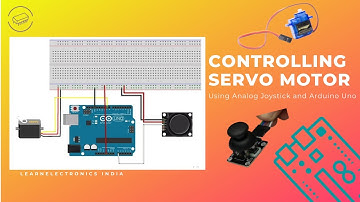 Controlling Servo motor with Joystick | Interfacing Arduino with servo motor and joystick