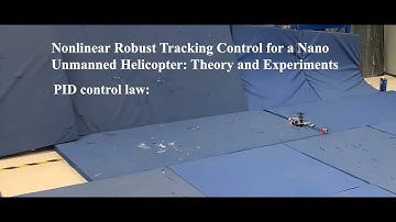 Nonlinear Robust Tracking Control for a Nano Unmanned Helicopter: Theory and Experiments (2)