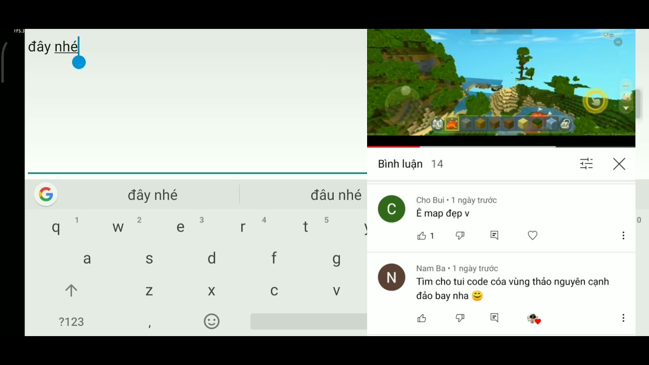 [Mini World] #18 | Code map đảo bay cạnh thảo nguyên, có biển ngay gần ...