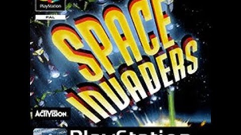Space Invaders - PS1 - Full Gameplay (Expert difficulty)