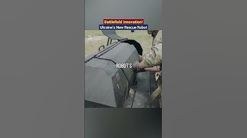 Ukrainian Troops Use Rescue Robot to Save Wounded Soldier Under Fire #RobotRescue #UkraineWar #robot