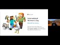 Minecraft live lesson international womens day  with megan townes  amanda frampton