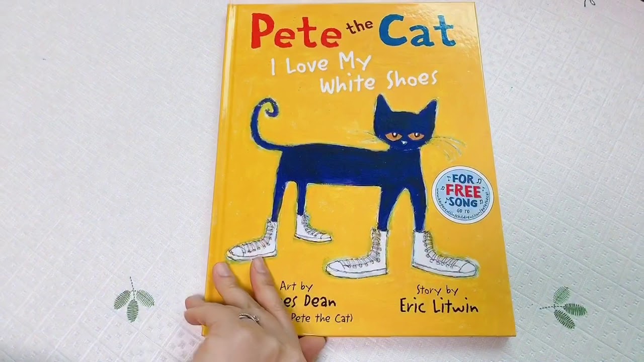 영어동화책 pete the cat I love my white shoes - YouTube