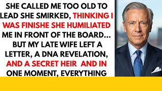 “THEY CALLED ME USELESS AFTER MY WIFE DIED — THEN THE DNA REVEAL CHANGED EVERYTHING”#truestory