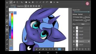 MLP Speedpaint - Princesse Luna