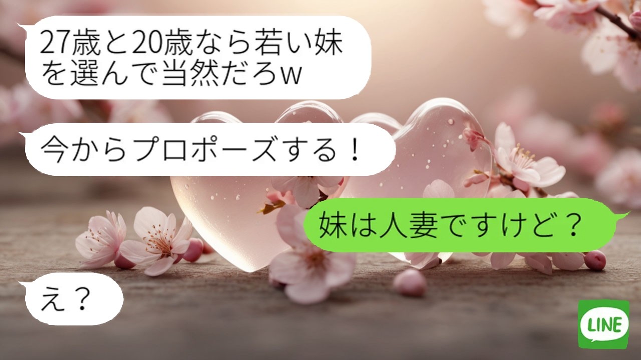 【LINE】年齢を理由に婚約破棄された私。妹と結婚するつもりの元婚約者に事実を伝えた瞬間の反応が印象的だった…