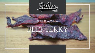 How To Make Sriracha Beef Jerky On A Pit Boss Pellet Grill Ballerbbq